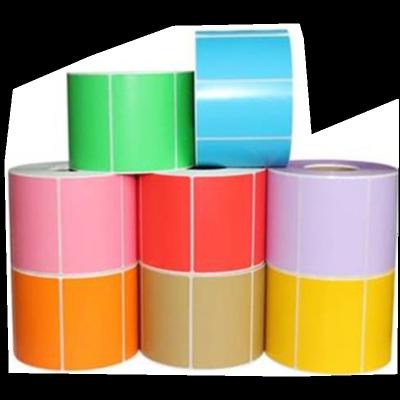 China paper & Custom Cardboard Product Labels Roll Small Logo Labels Printing Food Label Full Color Sticker Roll Printing for sale