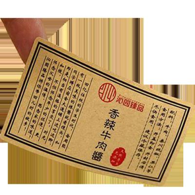 China paper & Waterproof clear plastic self-adhesive transparent cardboard logo custom vinyl label roll wrapping paper sticker private printing for sale