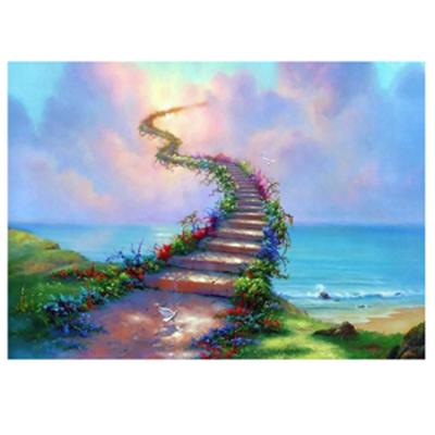 China Modern Sky Stairs Diamond Painting DIY 5d Diamond Embroidery Home Decoration for sale