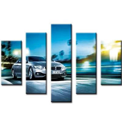 China Wholesale 5d Car Picture Modern 3d Wall Art Hotel Painting Panel Diamond 5 Painting for sale