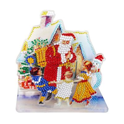 China Traditional Three-dimensional Diamond Painting 3D Puzzle Children's Christmas Gift Set Simple Handmade Toy for sale