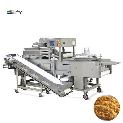 China Safe and Reliable 304 Stainless Steel Japanese Breading Machine for Meat, Seafood and Vegetable for sale