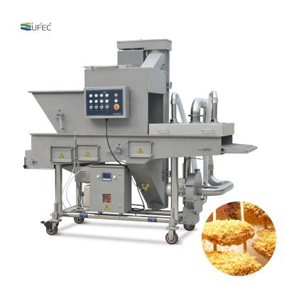 China Meat forming & coating machine chicken machine/burger patty and breading breading chicken nuggets/crumble coating machine for sale