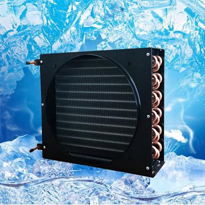 China Refrigeration Parts Best Price Air Cooled Copper Tube Condenser For Cold Room for sale