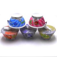 China Food grade Plastic yogurt cups with aluminum foil lids for sale