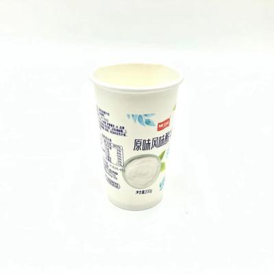 China 7 peso amistoso disponible de Eco 70m m OD 7.5g de la taza de papel del yogur de la onza en venta