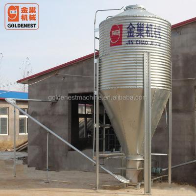 China Hot Dip Galvanized Or Fiberglass Best Design Galvanized Feed Silo For Poultry Farm House / Poultry Farming Equipment for sale