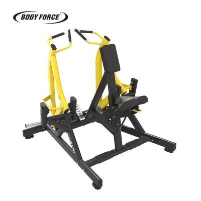 China Powder-coated new steel strength tube workout machine rowing machine oval incline row BODY FORCE for sale