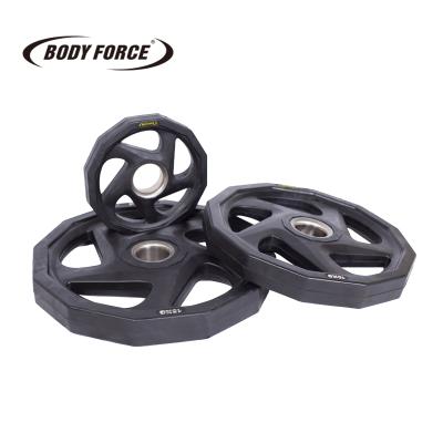 China Five Sides Weight Weight Lifting Grips Plate 12 Sides Rubber BODY STRENGTH BFW0522 for sale