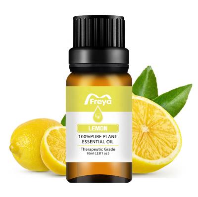 China 100% pure essential oil organic fragrance perfume aromatherapy bulk diffuser lemon essential oil for sale