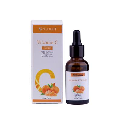 China 20% Vitamin C Facial Skin Care Fade Sun Pot Whitening Serum For Face for sale