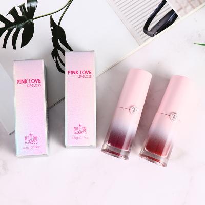 China High Quality Waterproof Custom Private Label Glitter Lip Gloss Liquid Mini Red Lipstick for sale