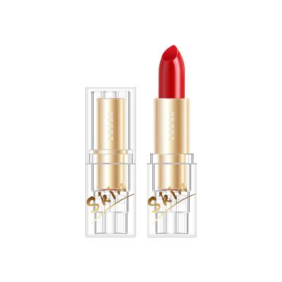 China Custom Logo Waterproof Long Lasting Unique Vegan Moist Matte Nude Lipstick for sale