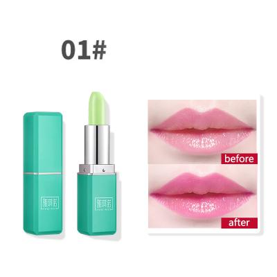 China Moist Private Label Organic Color Changing Moist Lip Balm With Logo for sale