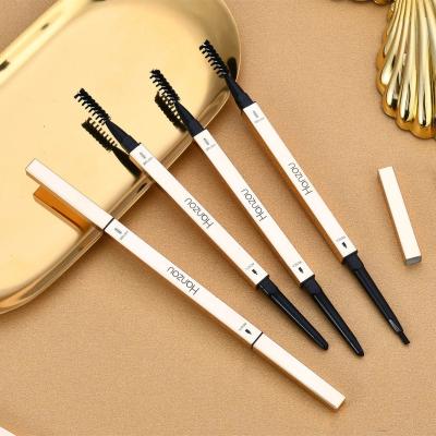 China Wholesale custom waterproof china suppliers gold thin sweat proof waterproof eyebrow pencil for sale