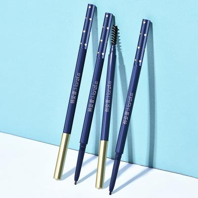 China Cosmetics Makeup Eyebrow Pencil Waterproof Smooth Microblading Waterproof Eyebrow Pencil With Brush for sale