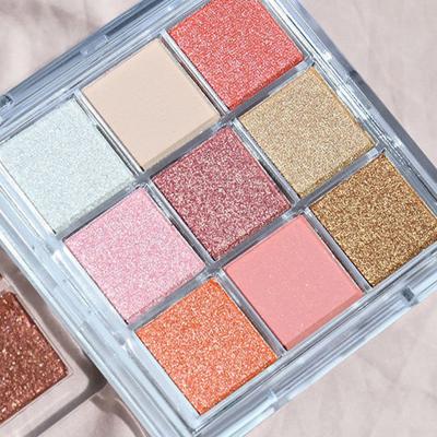 China OEM Waterproof Professional Waterproof Small Eyeshadow Palette Colorful Set for sale