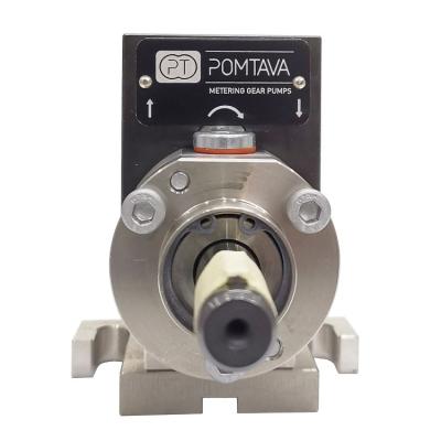 China Automotive Industry Pomtava 1610-1-1 Hydraulic Polyurethane Hot Melt Glue Dosing Gear Dosing Pump for sale