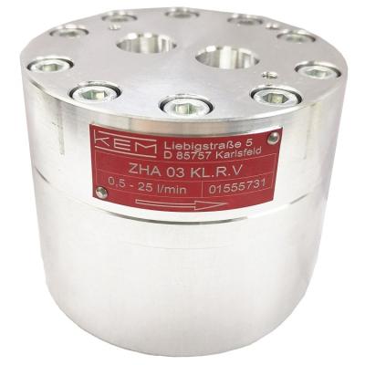 China Aluminum KEM ZHA 01/2 Speed ​​02 03 04 Aluminum Flow Meter For Lubrication And Non-lubrication Liquids for sale