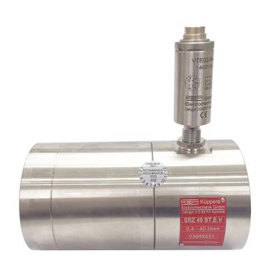 China KEM SRZ 40 100 400 Stainless Steel Helical Flow Meters for High Viscosity, Abrasive and Lubricate Less Fluids SRZ for sale