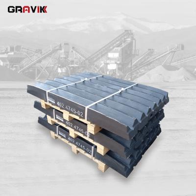 China energy & High Mining China CJ211 CJ409 CJ412 Jaw Crusher Parts Manganese Steel Jaw Plate Teeth Plate for sale