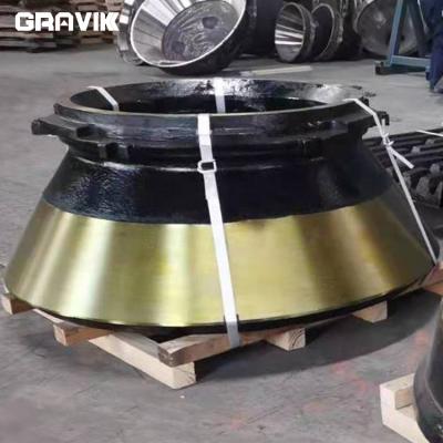 China energy & Large Mining Capacity Original Parts CH860 Cone Crusher Parts Envelope And Concave for sale