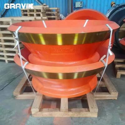 China energy & Mining Parts Good Quality CH430 Cone Crusher Wearproof Parts Envelope And Concave for sale