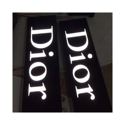 China Advertising & decoration vacuum letter 3D acrylic shop/business sign light advertising box for sale