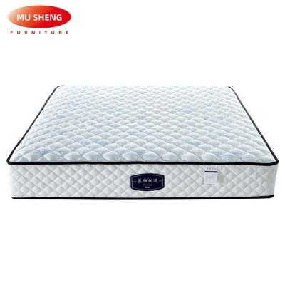 China Cooling Luxury King Queen 8 Inch Pocket Coil Spring Memory Foam Bed Guest Mattress With Box for sale