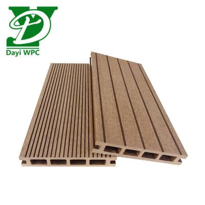 China Waterproof wholesale Chinese maple complete longboard decks wood tiles flooring composite hollow WPC decking for sale