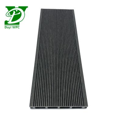 China Waterproof Deeply Embossing Custom Garden Outdoor Swimming Pool Wood Plastic Composite Decking Wpc Flooring for sale