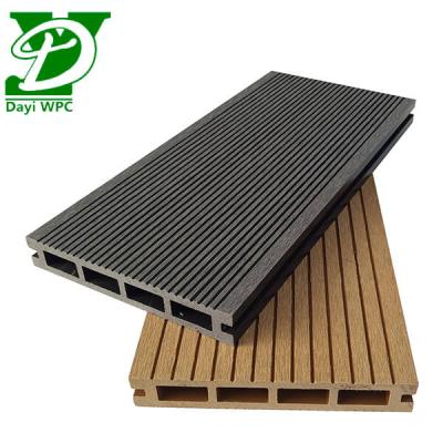 China Waterproof Wholesale Custom logo outdoor pool backyard anti-mildew Wood plastic flooring WPC decking for sale