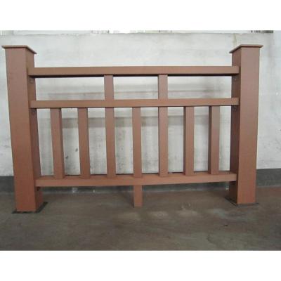 China Easily Assembled Waterproof long time sustained wooden plastic composite fences outdoor hotel garden WPC Fencing for sale