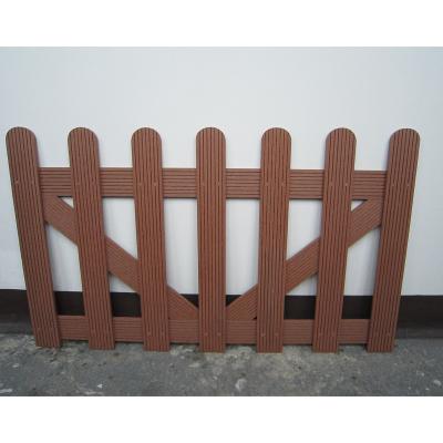 China Easily Assembled Customization high quality Antiseptic waterproof hotel garden decorative wood plastic composite WPC fence for sale