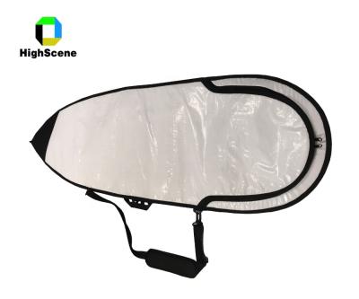 China Unisex White PE Tarpaulin Surfboard Cover Shortboard Cover for sale