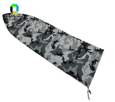 China Acrylic Yarn Customize Jacquard Camouflage Fabric Surfboard Sock for sale