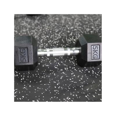 China Universal Factory Supplied Cheap 2.5-50 Kg Hex Gym Rubber Equipment Dumbbell Weight Free Dumbbell for sale