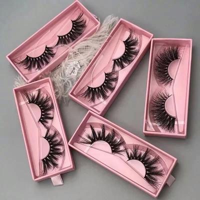 China Best Wholesale Tapered Make Own Brand Natural Siberian Mink 3d Mink Fluffy Eyelashes 15mm for sale