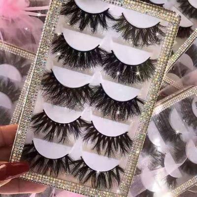 China Newcomer Full Strip Lash Private Label Hand Made Crisscross 15mm Mink Eyelashes Tweezers Custom Made for sale