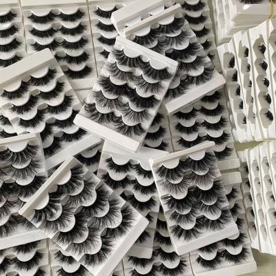 China Wholesale OEM ODM Private Label 3d Fake Mink Eyelashes With Own Brand Tapered Packaging Box for sale