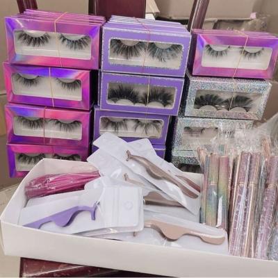 China best quality synthetic silk 3d false eyelashes tapered false eyelashes long with custom logo for sale