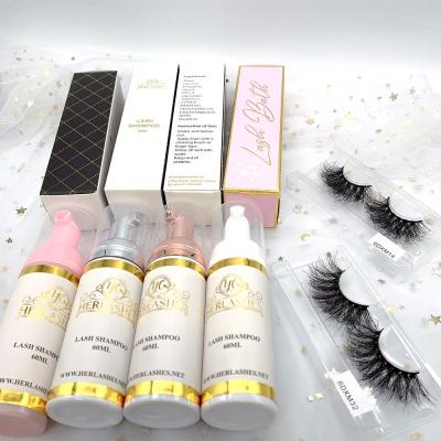 China Wholesale Natural Lashshampoo Kit Eyelash Extensions Cleanser Lash Shampoo Bottle Private Label Long Shampoo For Extensions for sale