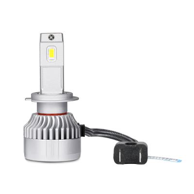 China Automotive Industry Best Quality Single Beam 6000lm H7 Super Bright Fan Led Headlight Bulb for sale