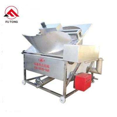 China food & Commercial Continuous Deep Fryer Electric Deep Fryer Chin Chin Dough Frying Machine Beverage Factory Machine Industrial Gas For Snacks for sale