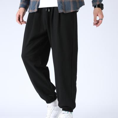 China Breathable European and American waist fashion leisure knit pants men's fashion workout sports pants drawstring waist sweatpants for sale