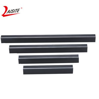 China Modern Black Furniture Handles Aluminum / Aluminum Sideboard Handle / Full Aluminum Door Handles for sale