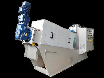 China Stacked Screw Sludge Dewatering Machine 0.1-0.2MPa Dewatering Screw Press Machine for sale