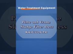 Plate and frame sludge filter press