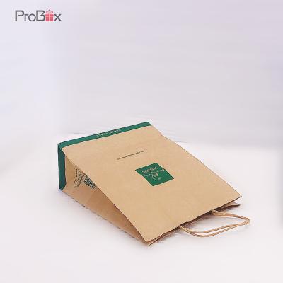 China Recycled Custom Logo Factory Shop Bags Goodies Popcorn Bread Bag Materials Customized for sale