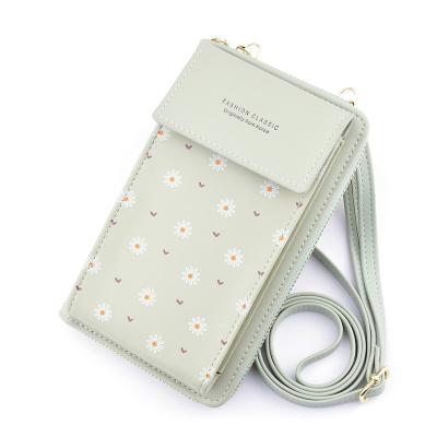 China 2021 High Quality Hot Selling Ladies Rivet Cross Small - Body Purse Bag With Credit Card Slots Mobile Phone Pocket Wallet Purse Shoulder Bag for sale